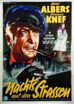 Nachts auf den Straßen : Kinoposter