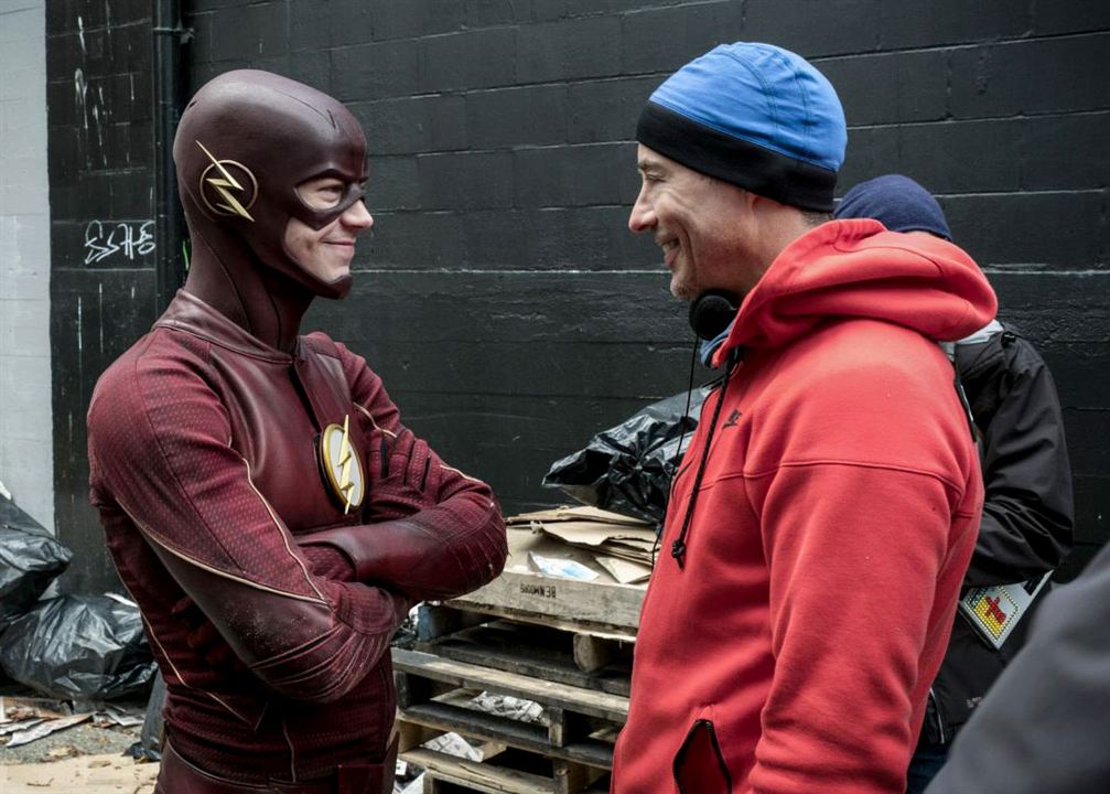 The Flash : Bild Grant Gustin, Tom Cavanagh
