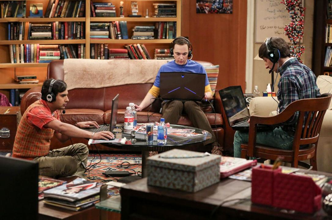The Big Bang Theory : Bild Jim Parsons, Kunal Nayyar, Simon Helberg