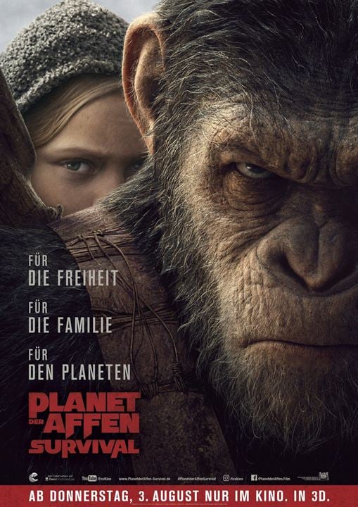 Planet der Affen 3: Survival : Kinoposter