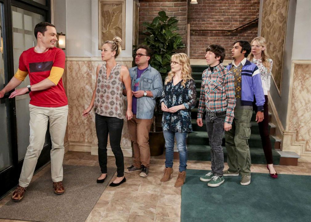 The Big Bang Theory : Bild Riki Lindhome, Melissa Rauch, Simon Helberg, Johnny Galecki, Kunal Nayyar, Kaley Cuoco, Jim Parsons