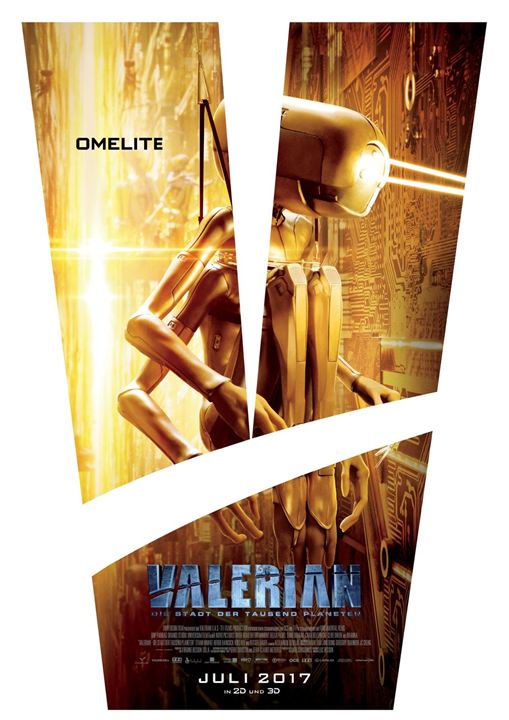 Valerian - Die Stadt der tausend Planeten : Kinoposter