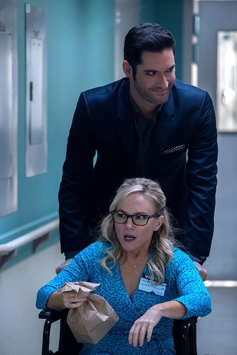 Lucifer : Bild Tom Ellis, Rachael Harris