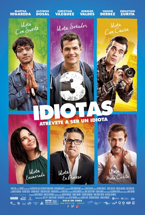 3 Idiotas : Kinoposter