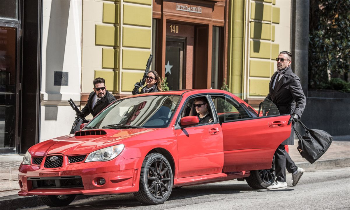 Baby Driver : Bild Jon Hamm, Jon Bernthal, Eiza Gonzalez, Ansel Elgort