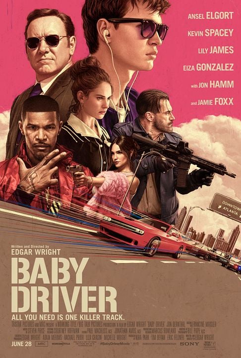 Baby Driver : Kinoposter