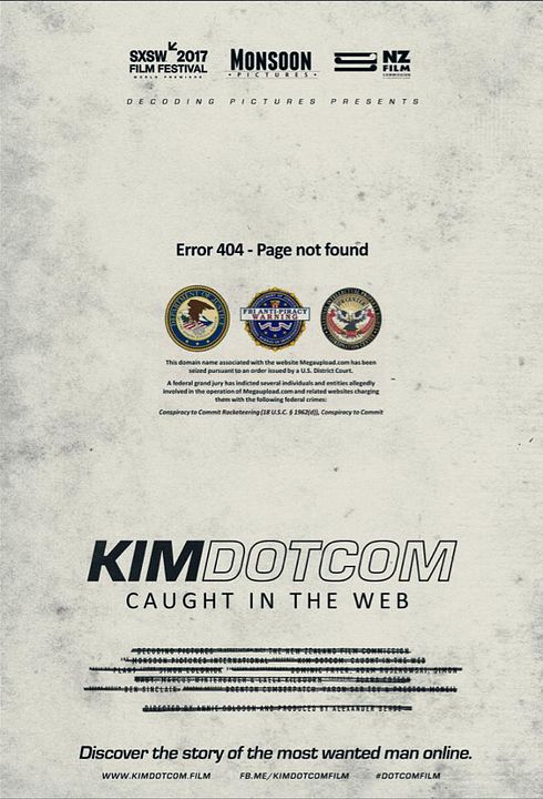 Kim Dotcom: Caught In The Web : Kinoposter