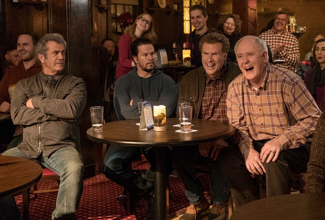 Daddy's Home 2 - Mehr Väter, mehr Probleme! : Bild Mel Gibson, Mark Wahlberg, Will Ferrell, John Lithgow