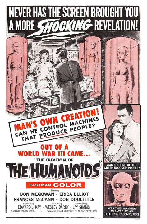The Creation of the Humanoids : Kinoposter