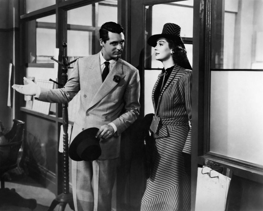 Sein Mädchen für besondere Fälle : Bild Rosalind Russell, Cary Grant
