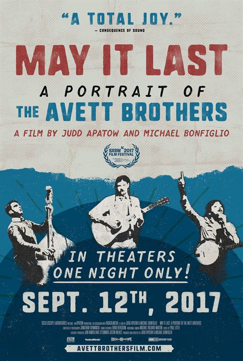 May It Last: A Portrait of the Avett Brothers : Kinoposter