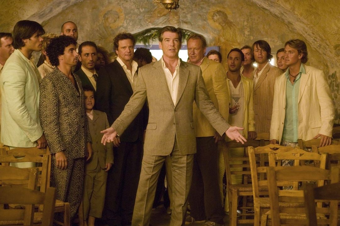 Mamma Mia! : Bild Stellan Skarsgård, Colin Firth, Pierce Brosnan