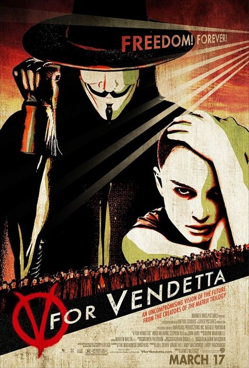 V wie Vendetta : Kinoposter James McTeigue