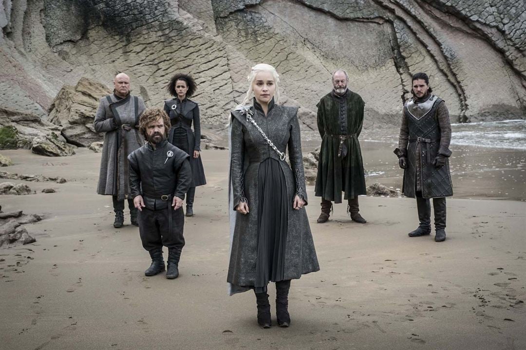 Game Of Thrones : Kinoposter Liam Cunningham, Nathalie Emmanuel, Kit Harington, Emilia Clarke, Peter Dinklage