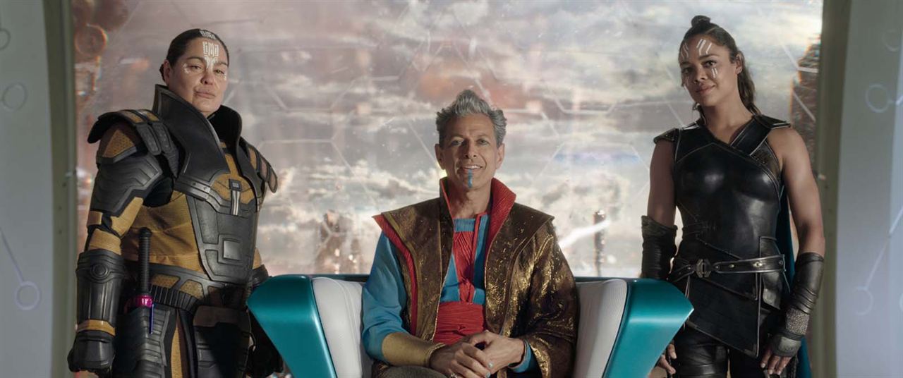 Thor 3: Tag der Entscheidung : Bild Jeff Goldblum, Tessa Thompson, Rachel House