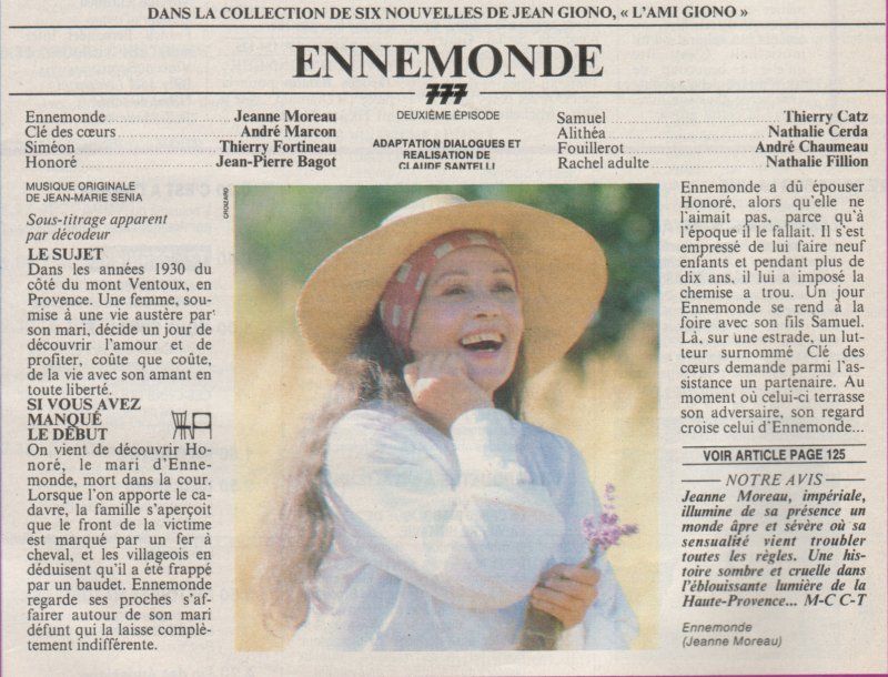 L'ami Giono : Ennemonde : Kinoposter