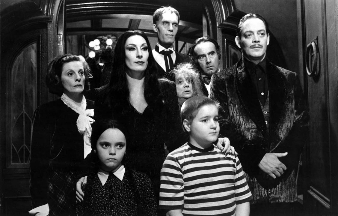 Die Addams Family : Bild Anjelica Huston, Christopher Lloyd, Christopher Hart, Jimmy Workman, Raúl Julia, Christina Ricci, Judith Malina