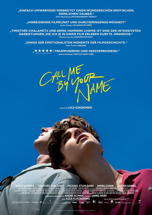 Call Me By Your Name : Kinoposter