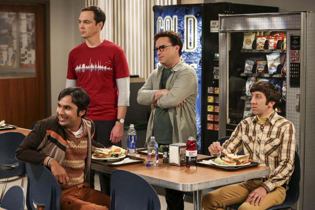 The Big Bang Theory : Bild Jim Parsons, Kunal Nayyar, Simon Helberg, Johnny Galecki
