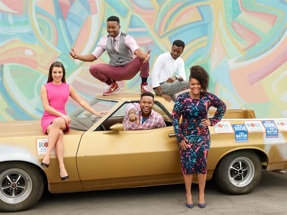 Bild Lea Michele, Bernard David Jones, Marcel Spears, Brandon Micheal Hall, Yvette Nicole Brown