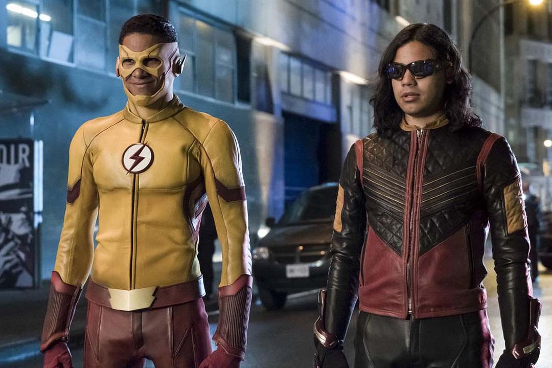 The Flash : Kinoposter Grant Gustin, Carlos Valdes