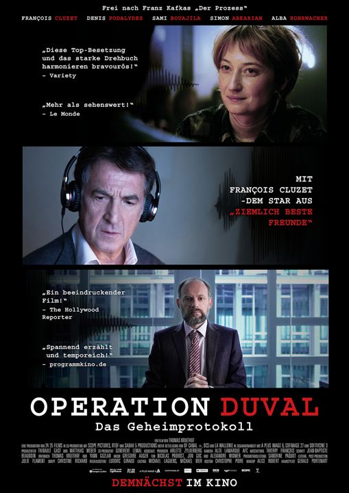 Operation Duval - Das Geheimprotokoll : Kinoposter