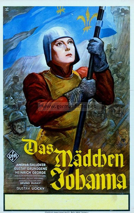 Das Mädchen Johanna : Kinoposter