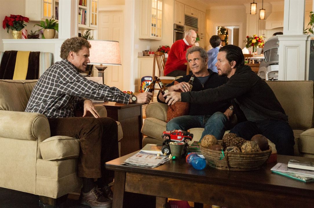 Daddy's Home 2 - Mehr Väter, mehr Probleme! : Bild Mel Gibson, Mark Wahlberg, Will Ferrell