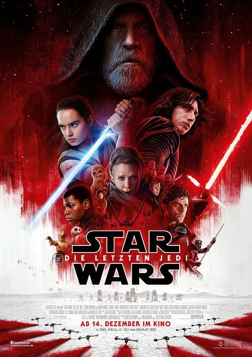 Star Wars 8: Die letzten Jedi : Kinoposter