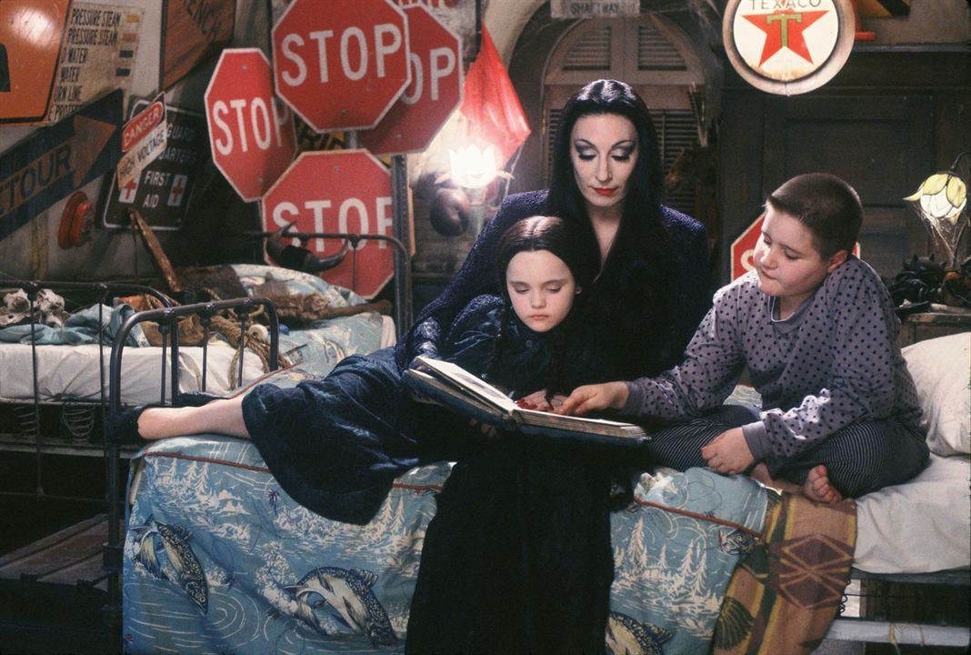 Die Addams Family : Bild Christina Ricci, Jimmy Workman, Anjelica Huston