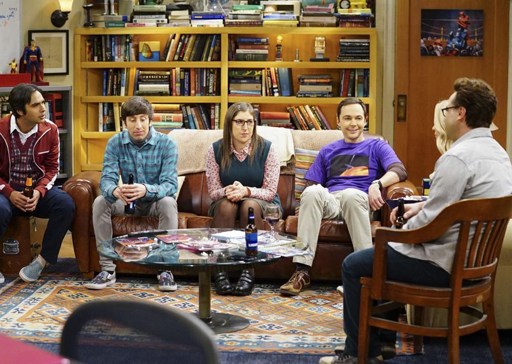 The Big Bang Theory : Bild Johnny Galecki, Mayim Bialik, Jim Parsons, Kunal Nayyar, Simon Helberg