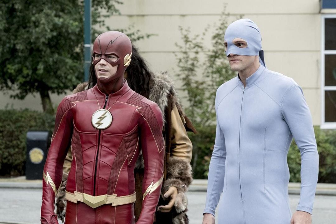 The Flash : Bild Grant Gustin, Hartley Sawyer