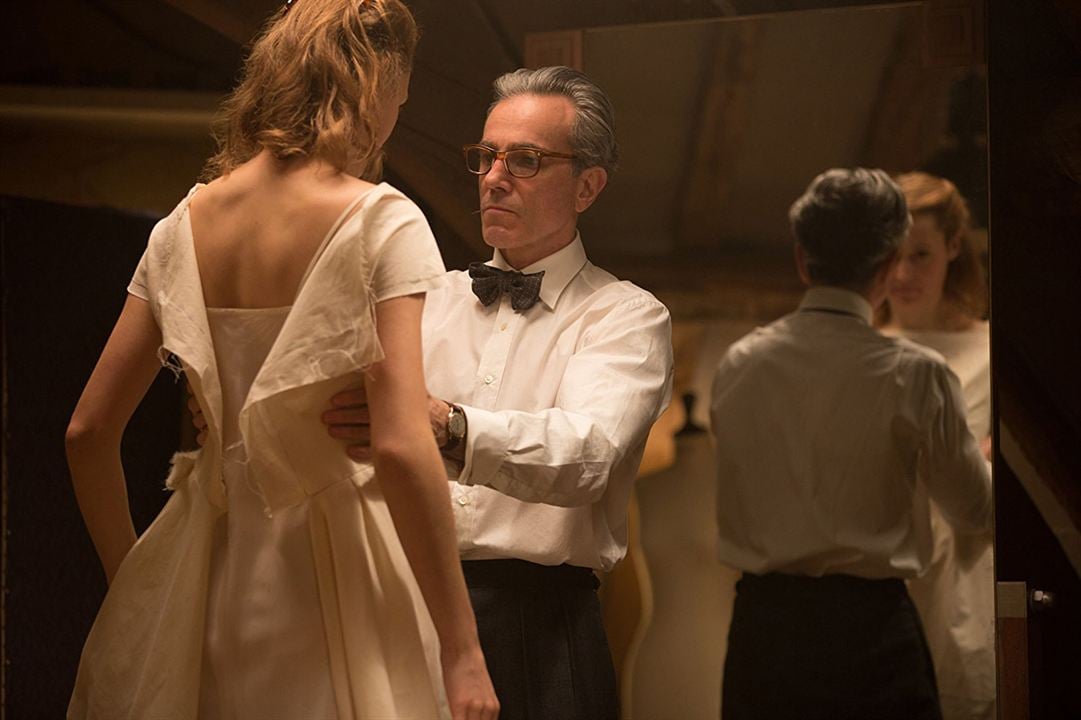 Der seidene Faden : Bild Vicky Krieps, Daniel Day-Lewis