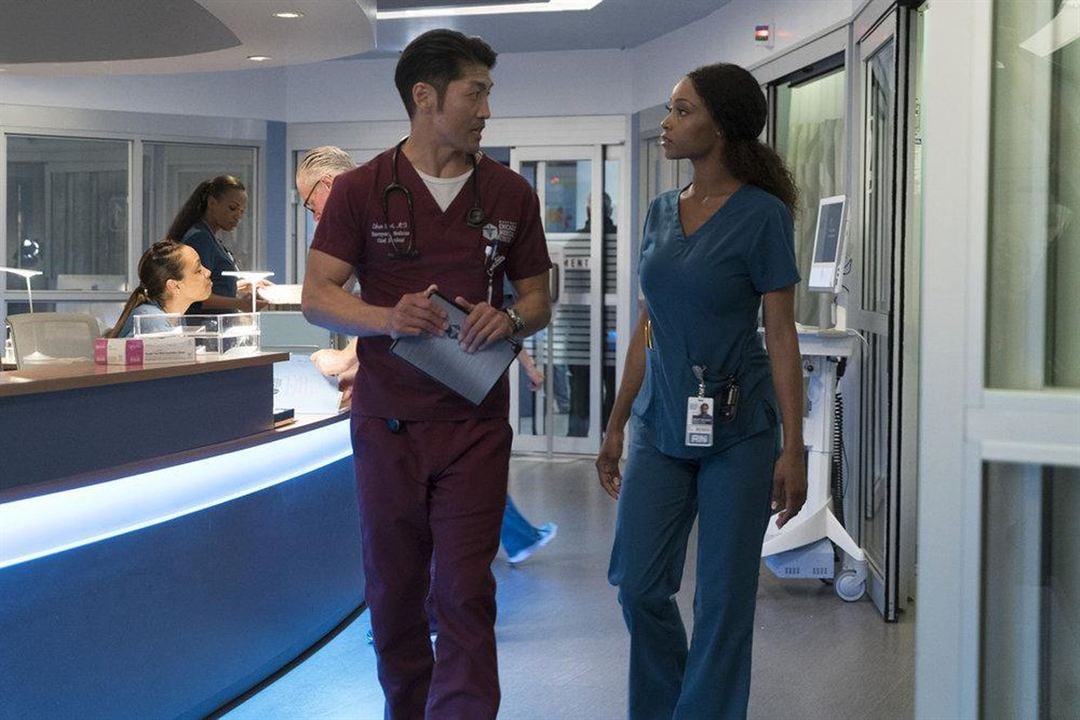 Chicago Med : Bild Brian Tee, Yaya DaCosta