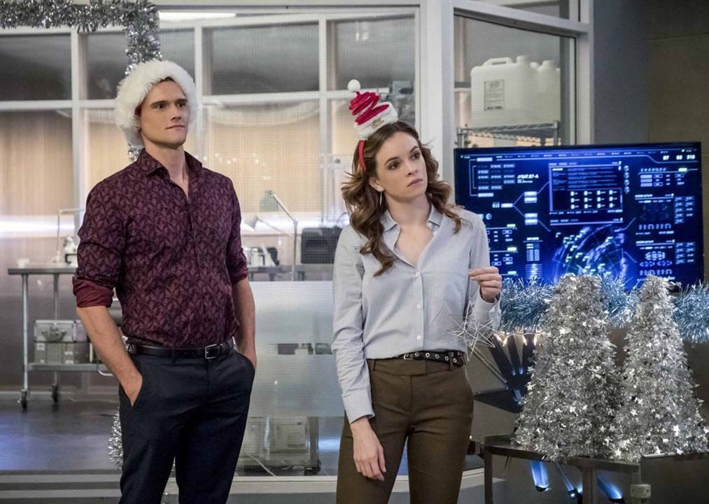 The Flash : Bild Hartley Sawyer, Danielle Panabaker