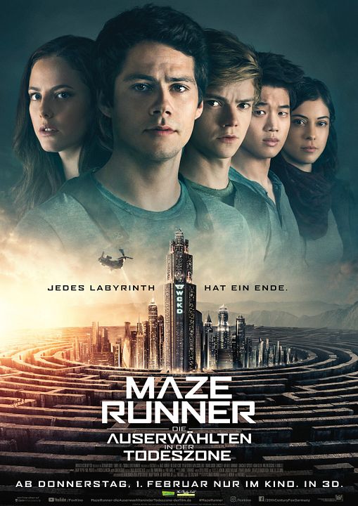 Maze Runner 3 - Die Auserwählten in der Todeszone : Kinoposter