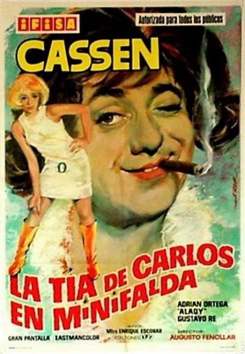 La tía de Carlos en minifalda : Kinoposter