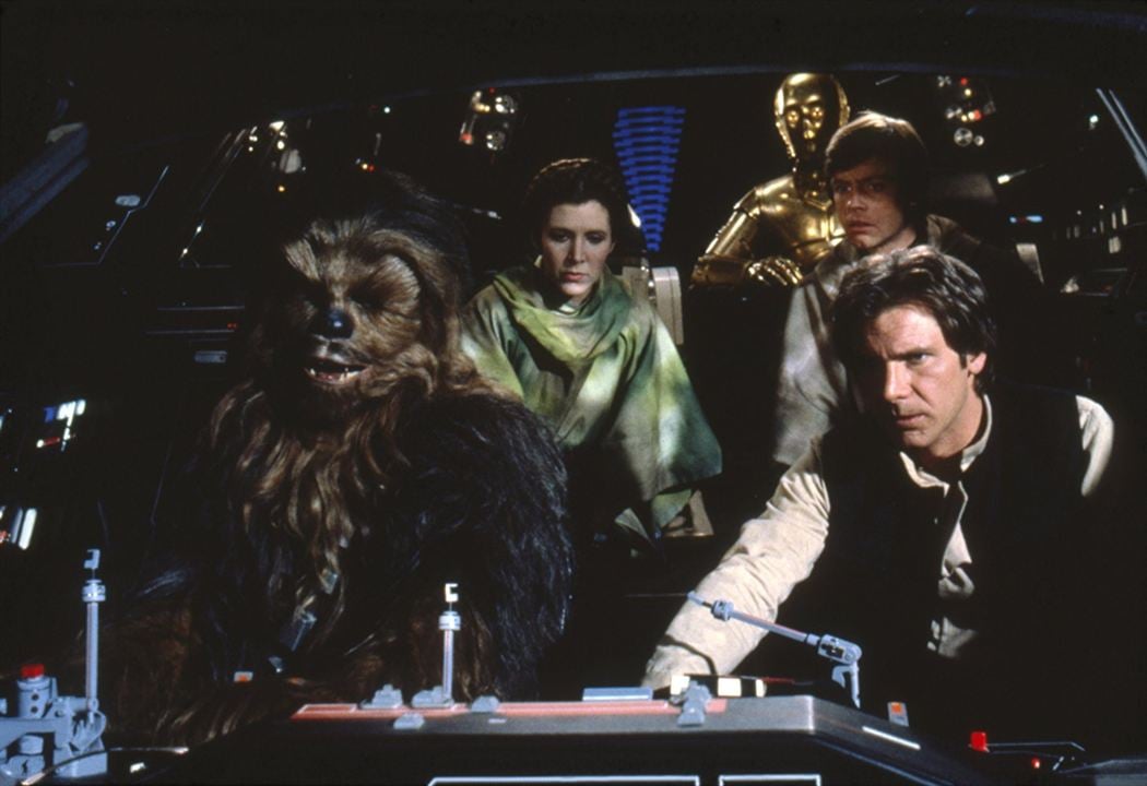 Star Wars: Episode VI - Die Rückkehr der Jedi-Ritter : Bild Mark Hamill, Harrison Ford, Carrie Fisher