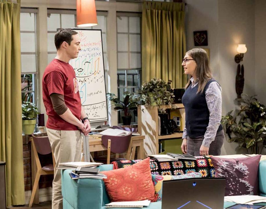 The Big Bang Theory : Kinoposter Mayim Bialik, Jim Parsons