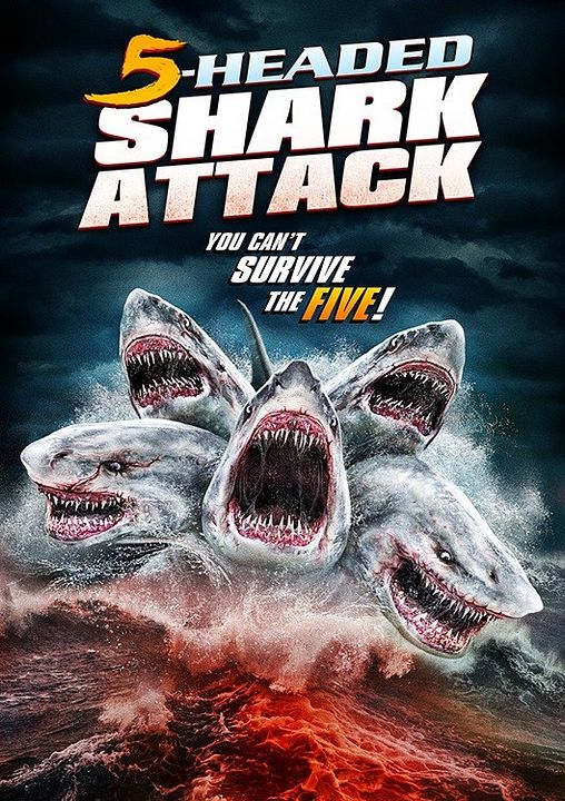 5-Headed Shark Attack : Kinoposter