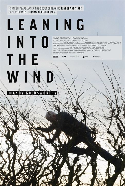 Leaning Into The Wind - Andy Goldsworthy : Kinoposter