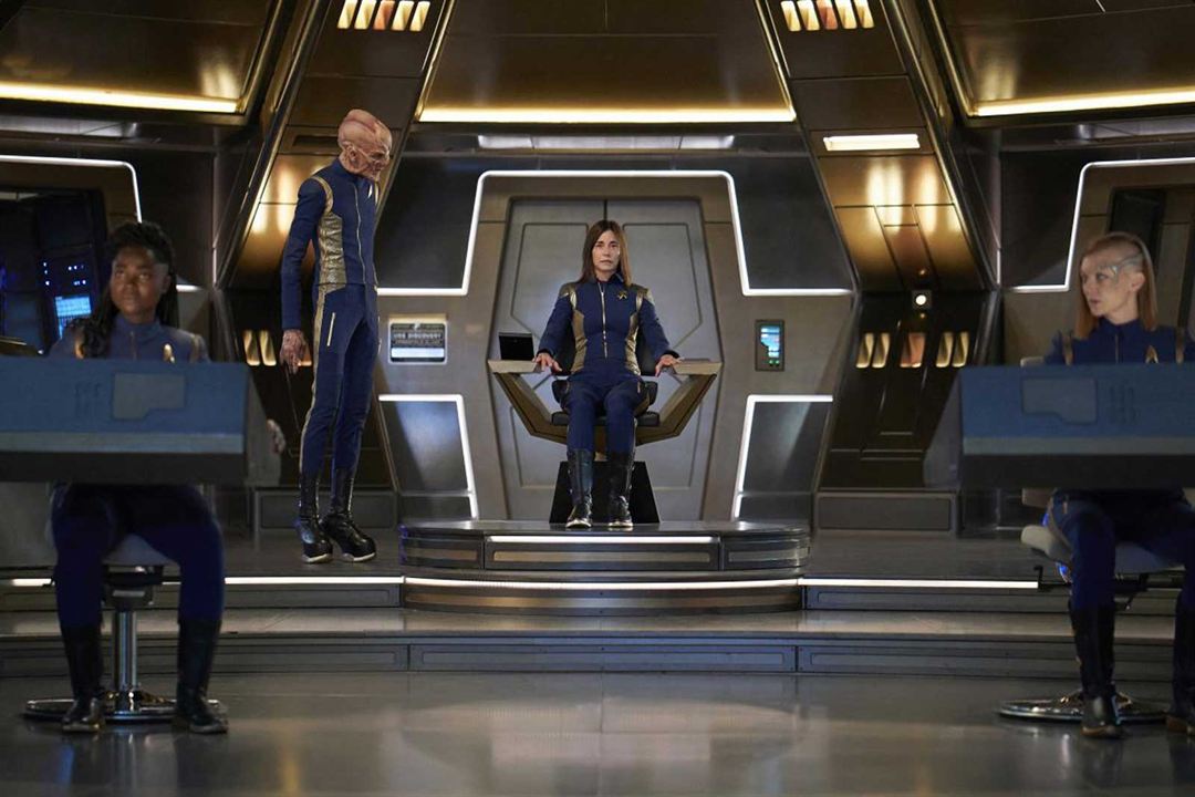 Star Trek: Discovery : Bild Jayne Brook, Emily Coutts, Doug Jones