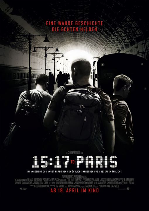 The 15:17 To Paris : Kinoposter
