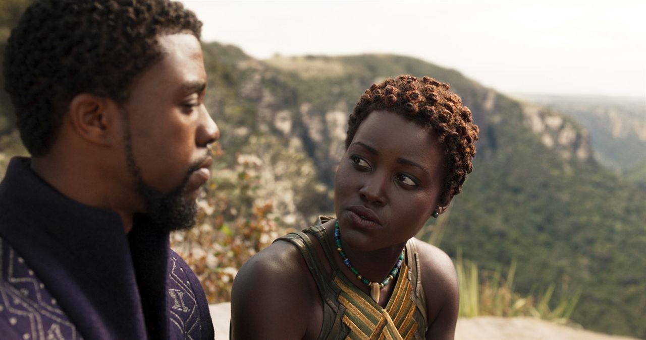 Black Panther : Bild Chadwick Boseman, Lupita Nyong'o