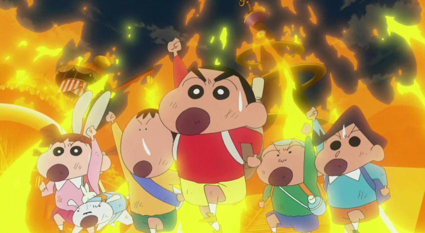 Crayon Shin-chan: Chōjikū! Arashi o Yobu Ora no Hanayome : Bild