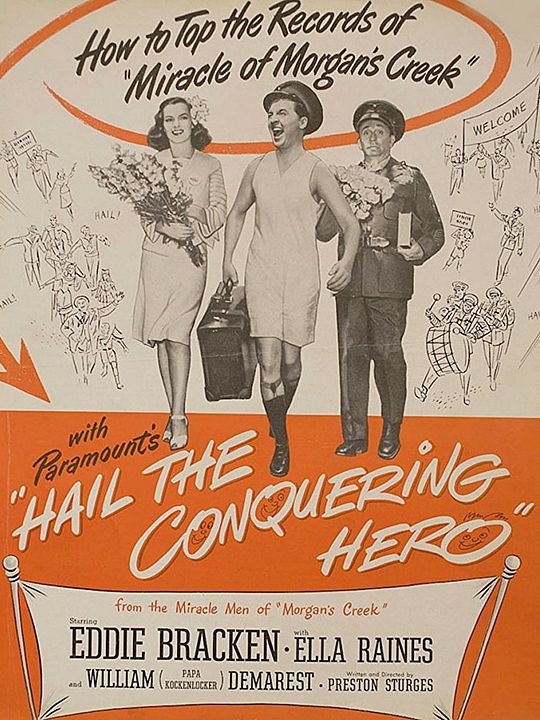 Hail The Conquering Hero : Kinoposter