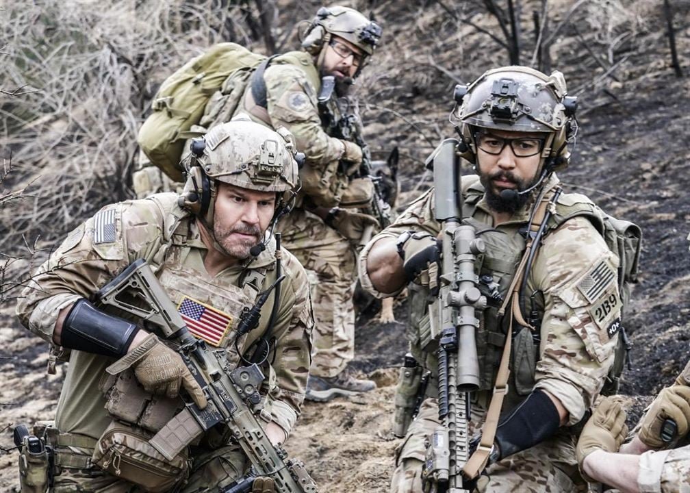SEAL Team : Bild A.J. Buckley, David Boreanaz, Neil Brown Jr.