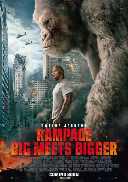 Rampage - Big Meets Bigger : Kinoposter