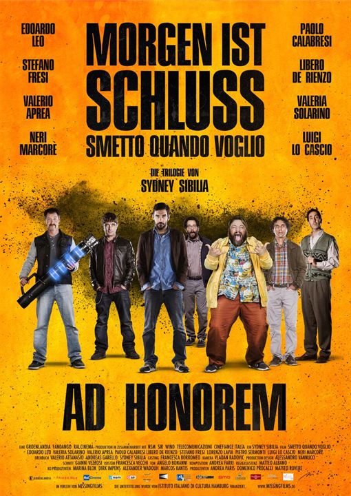 Morgen ist Schluss - Ad Honorem : Kinoposter