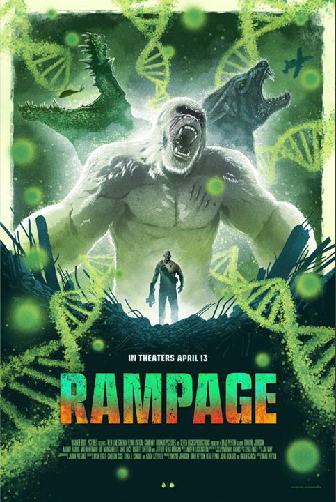 Rampage - Big Meets Bigger : Kinoposter